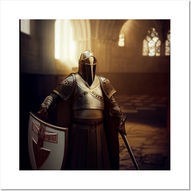 Knights Templar in The Holy Land Wall Art by Grassroots Green